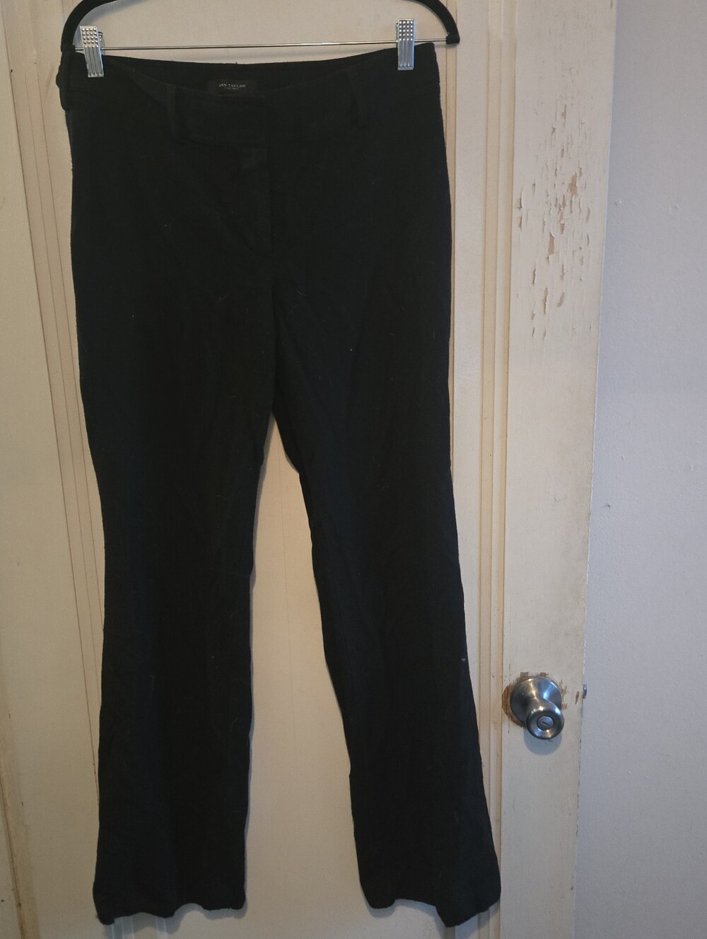 Ann Taylor Black Wool Blend Dress Pants Size 6